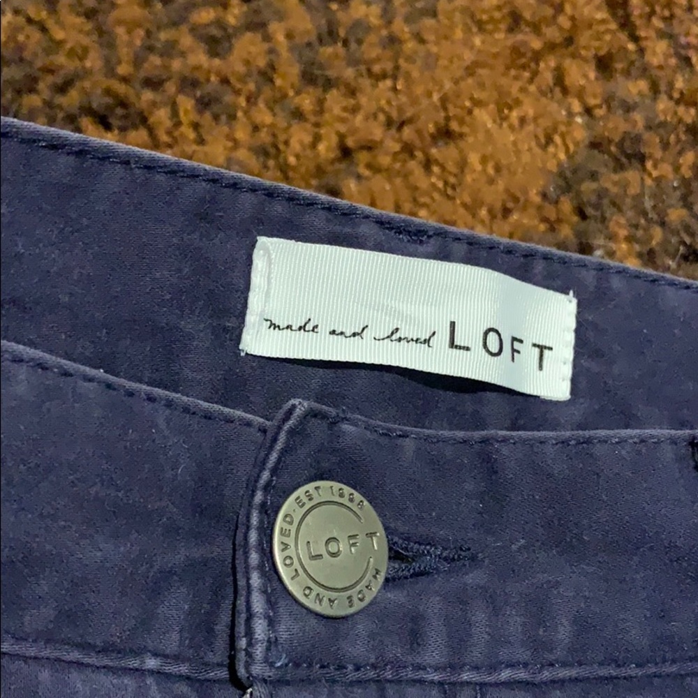 LOFT Leggings - Navy - 4 Tall - Picture 3 of 6